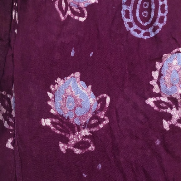 Purple raj Scarf - Picture 3 of 3
